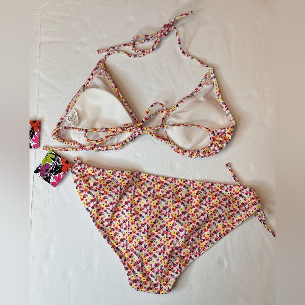 NWT Bathing Suits Outlooks Women’s Swimsuit Top Bottoms Floral Print Size XL - Picture 14 of 17